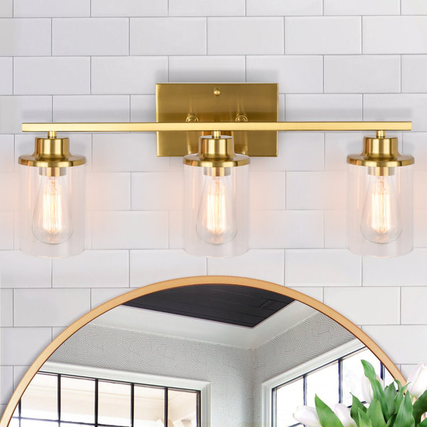 Latitude Run® 3Lights Dimmable Bathroom Vanity Light Wall Sconce Light